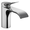 HANSGROHE VIVENIS Смеситель для раковины на 1 отверстие, однорычажный, высота излива 80 мм., с донным клапаном, цвет хром (Спеццена из наличия)