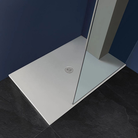 AZZURRA SoloDue Душевой поддон керамический 200х100 см H 2 см, цвет белый 