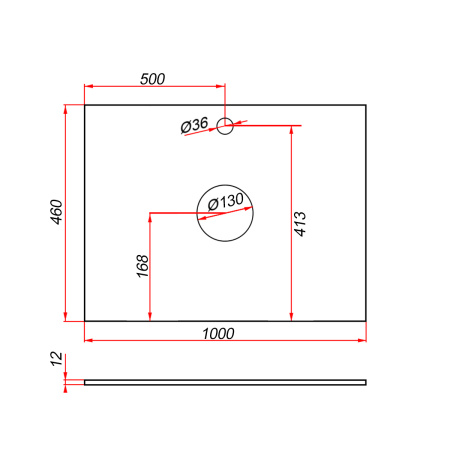 Тумба со столешницей Севилья, Платиновый / Столешница компакт-плита, Белая 