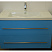 IDEA STELLA/IDEA Компелкт мебели, 2 ящика, внутр.часть 03037, с 2-мя ручками 03094хром,  90*54*49см Цвет: голубой/blu 1