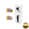 Смеситель для душа Daniel Diva DV612D2KBDP, золото брашированное