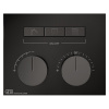 Gessi Hi-Fi Термостат для душа, с включением до 3 источников одновременно (внешняя часть), цвет: Black Metal PVD