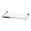 Decor Walther Corner GLA30 Полочка стеклянная 30x16.5см, цвет: хром