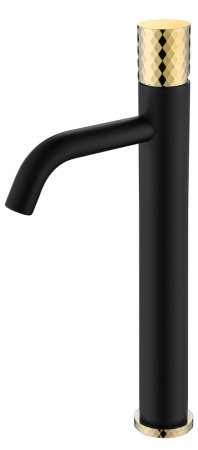 Смеситель STICK для умыв. выс. BLACK DIAMOND GOLD_Комплект 