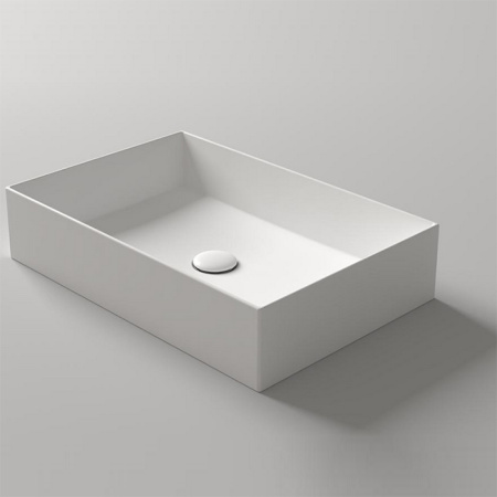 SIMAS AGILE Раковина на столешницу 60х40 см,без перелива, без отв  под смеситель,цвет белый 