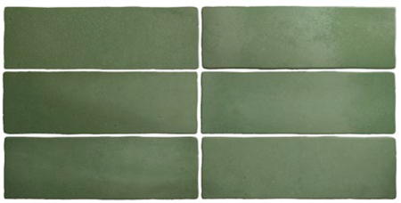 Плитка керамическая настенная 24965 MAGMA Malachite 6,5х20 см ( коробка 38 шт.) 