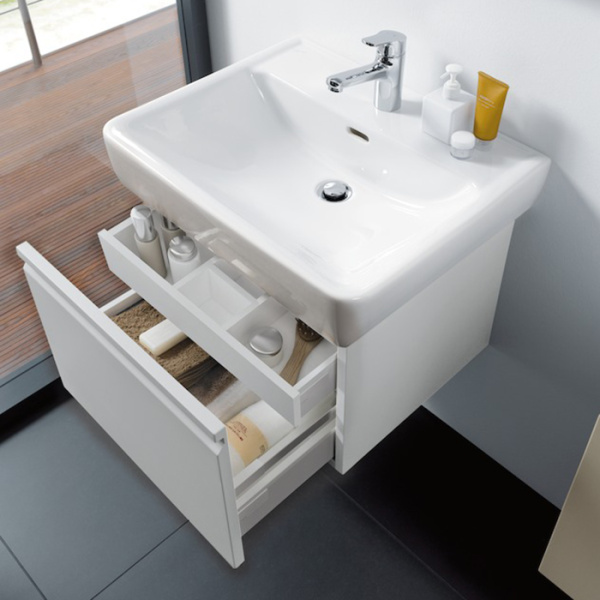 Laufen Pro Раковина 65х48х11,5 см,подвесная/накладная с 1 отв. под смеситель по центу, c переливом, цвет: белый 