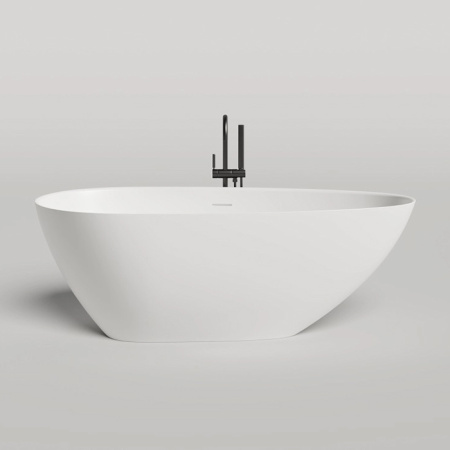 Salini PAOLA  Ванна отдельностоящая 1720х825х600 мм, "Click-Clack" белый, сифон, интегр.слив пер., мат-л: S-Sense, глянцевый, белый 