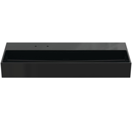 Ideal Standard Solos Раковина подвесная 100х50см, с 2 отв, без перелива, цвет: черный глянцевый 