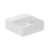 AZZURRA ELEGANCE Squared раковина накладная  35×35×H12,5 см без отв. под смеситель ,цвет белый