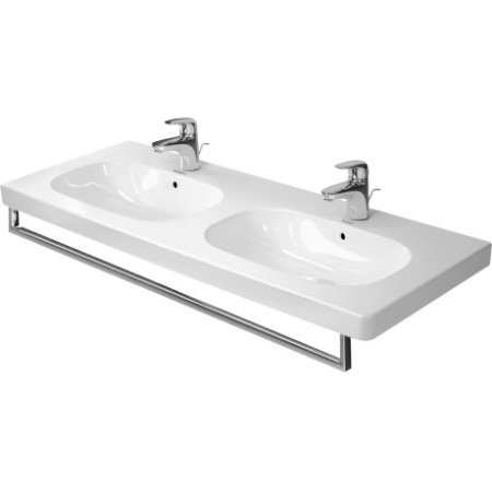 Duravit Полотенцедержатель труба с квадратным сечением,14 мм, хром, для умывальника # 045412, 034812 