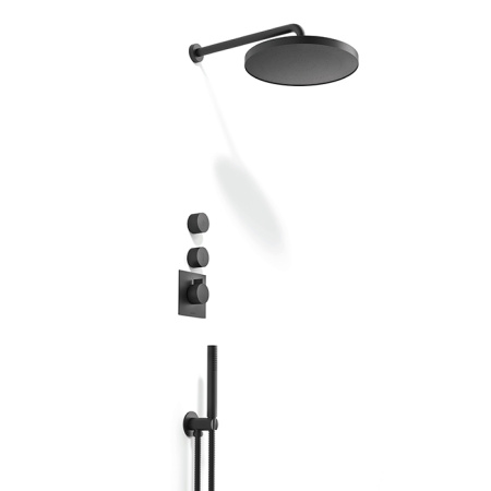 STELLA 316A-300 Верхний душ Ø300 мм., цвет nero matt PVD 