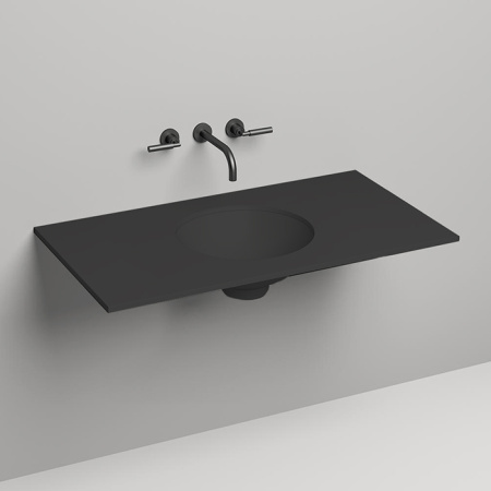 SALINI Столешница 1000х500х15 мм, из материалв S-Stone, цвет  матовый RAL 9011 