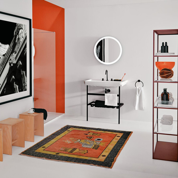 IS Conca Консоль для раковины 80 см  760x483x817мм E224101/E224201/E224301/T4362xx/T436501/T436401/T460401Без сифона E0079AA/T4441XG черный матовый 