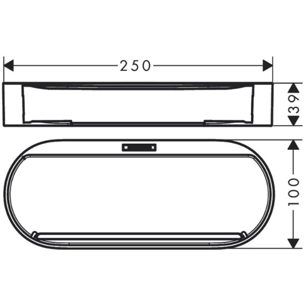 HG WallStoris Корзина для хранения, матовый белый 