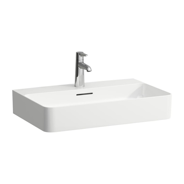 Laufen VAL Раковина 650х420х115мм с 1 отв. под смеситель, цвет: белый (последние 2шт со склада продаем с базой 4.0231.2.110) 