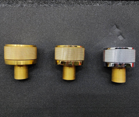 GATTONI MD Смеситель для раковины на 3 отверстия, ручки SAN GIULIO, с донным клапаном, цвет золото матовое шлифованное 