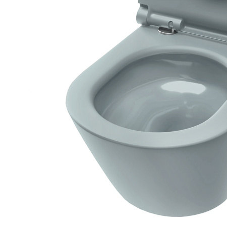 Catalano SFERA Унитаз подвесной 55x35, безободковый, смыв Tornado, покрытие Twinglaze+, без крепежа, цвет Aqua Satinato 