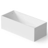 DEA DESIGN Modern Ванна отдельностоящая 158x68xh58 см, материал: Solid Surface искуственный камень, цвет: White №18