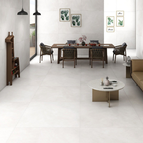 Newport White Matt 120x120 