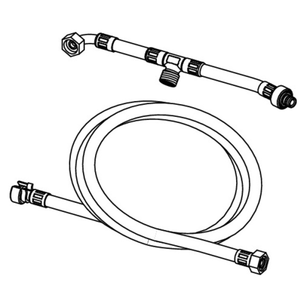 TECE Комплект шлангов для подключения сидений для унитазов с функцией биде (СО СКЛАДА продаем с вошлетами Toto) 