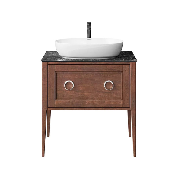 Kerama Marazzi Тумба PLAZA Classic NEO напольная 1+1 ящик 80, орех матовый 