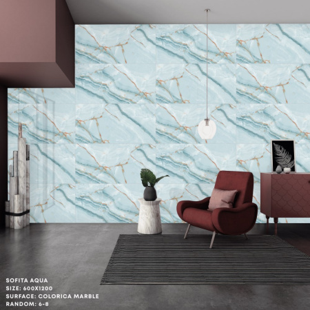 Керамогранит Realistik Sofita Aqua 60x120 