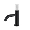 Смеситель STICK для умыв. низ. BLACK MRAMOR WHITE_Комплект