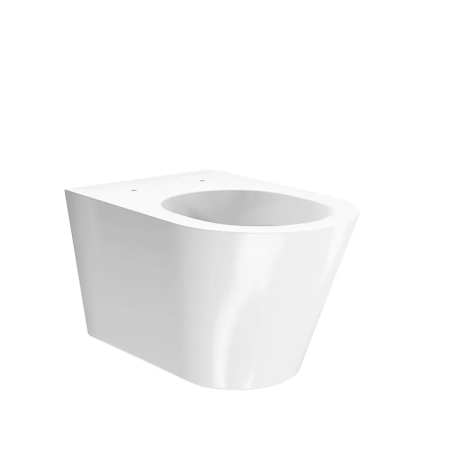 Kerama Marazzi Унитаз Plaza Modern/Плаза Модерн подвесной безободковый, с крепежом, белый глянцевый 