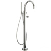 CISAL SLIM Смеситель для ванны напольный, однорычажный, с ручным душем и шлангом 1500 мм., внешняя часть, цвет хром (см. аналог LN01420021)