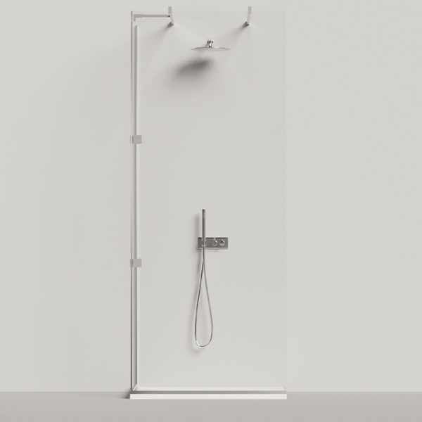 Salini OASI Поддон 900х900х30мм, с сифоном, мат-л: S-Stone, матовый, белый. 