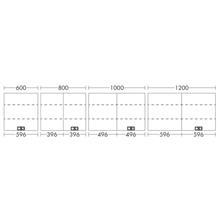 BURGBAD Rocio Зеркальный шкаф 120х64см, с выключателем и розеткой 