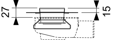 TECE Решетка для для установки в дренажный канал. (продаем в комплекте с трапами!) 