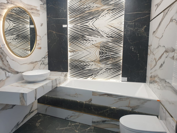 Декор Cerrad Calacatta Gold Decor B Rect 119,7x59,7 