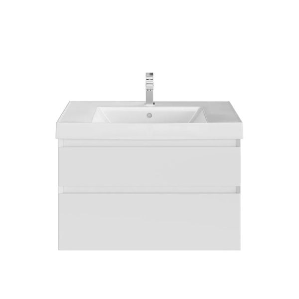 Kerama Marazzi Тумба CUBO подвесная с ящиками 80, белая матовая 