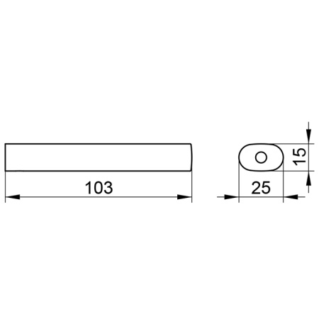 Keuco EDITION 400 Держатель зап. рулона т/б, горизонт. монтаж, рулон до 120 мм, для 1го рулона, скрытый крепеж в к-те цвет:  brushed red gold 