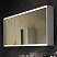 Burgbad Yso Зеркальный шкаф 122x65.6 см, с подсветкой, цвет белый матовый