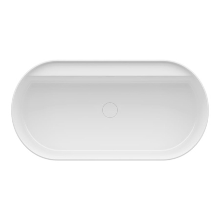 Laufen Sonar Ванна 1600x815х460мм, пристенная, с слив-переливом, материал: Marbond c рельефом, итегрированный перелив, цвет: белый 