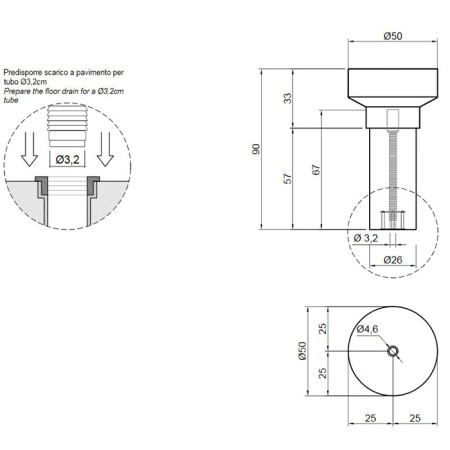 ANTONIO LUPI Borghi  Раковина накладная Ø50х33 см, для установки на пьедестал, Cristalmood, с донным клапаном, цвет Gran Cru 