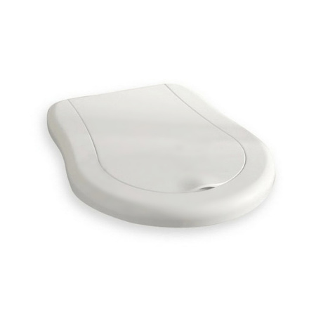 KERASAN Retro Сиденье NEW для унитаза цвет белый/хром (микролифт) 