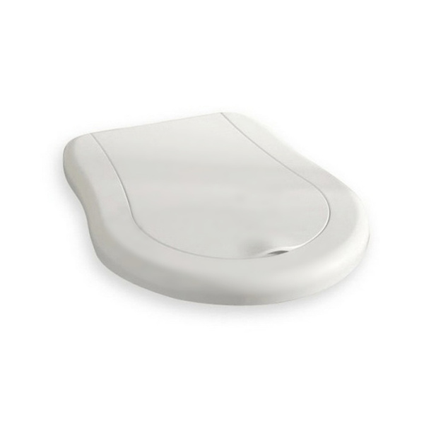 KERASAN Retro Сиденье NEW для унитаза, цвет белый/бронза (микролифт) 