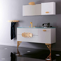 Eurolegno Glamour Комплект подвесной мебели 135 см,  Цвет: bianco lucido