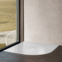 BETTE Floor Сorner Поддон с закругленным углом 90х90 см, D90 см, с шумоизоляцией, цвет белый