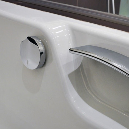 Viega Simplex слив-перелив УДЛИНЕННЫЙ с сифоном и отводным коленом 45 градусов, переливная труба L-600mm, хром 