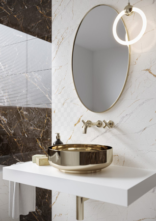 Плитка Ceramika Paradyz Guarda Bianco Rekt Polysk 29,8x89,8 