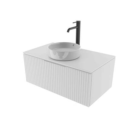 Тумба под раковину/столешницу Кито, Флавио Белый РЕТ 80 
