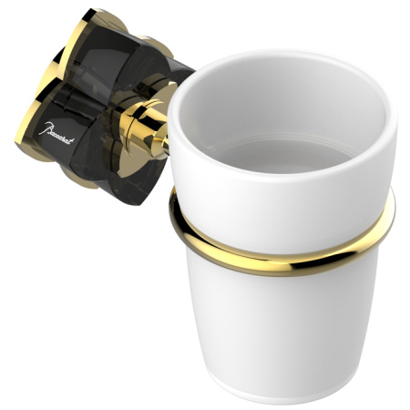 THG PETALE DE CRISTAL NOIR Стакан стеклянный, подвесной, цвет полированное золото 