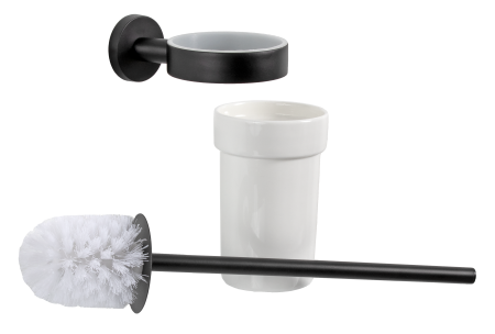 Ершик Remer Guest GS66NO, черный матовый 