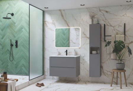 Пенал подвесной Дион, Платиновый 