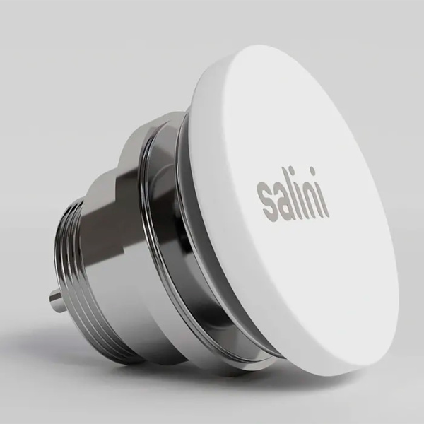 Salini Клапан донный фиксированный  D 604  S-Sense глянцевый, для раковины цвет: белый 